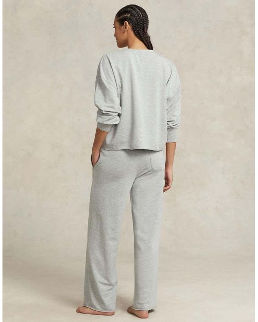 Polo Ralph Lauren Natural Top And Pant Pyjama Set