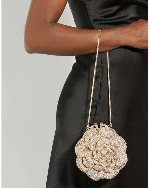 Dune Natural Bling Clutch Bag