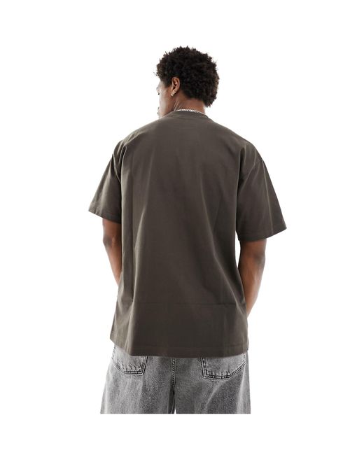 Dr. Denim Black Miller Oversized Fit T-shirt for men