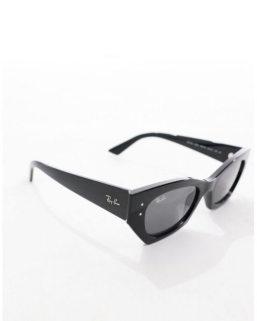 Ray-Ban Black Zena Cat Eye Sunglasses