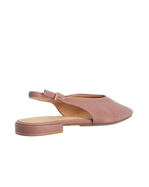 Dune Pink Heartbeat Ballet Pumps