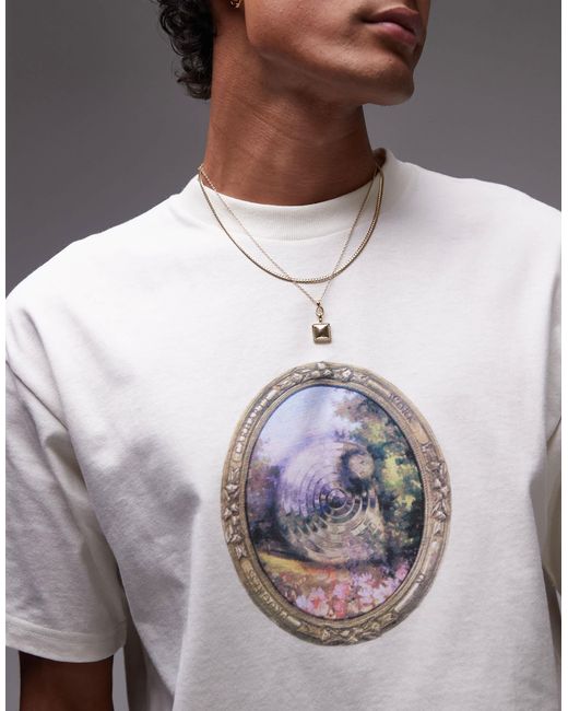 Carhartt – locker geschnittenes t-shirt in Gray für Herren
