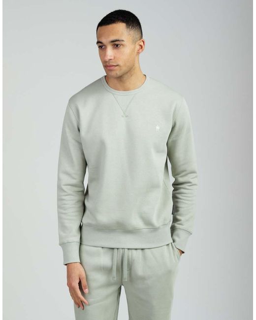 French Connection Green Cotton Blend Sweatshirt And Shorts Co Ord Set for men