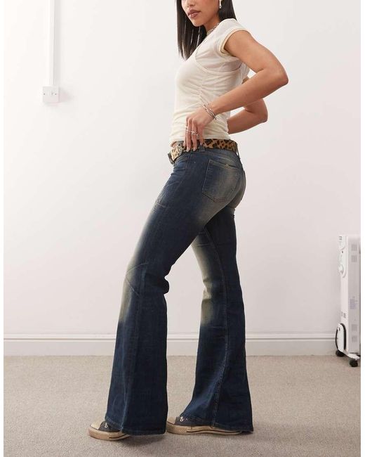 Cheap Monday Multicolor Flare Low Stretch Jeans