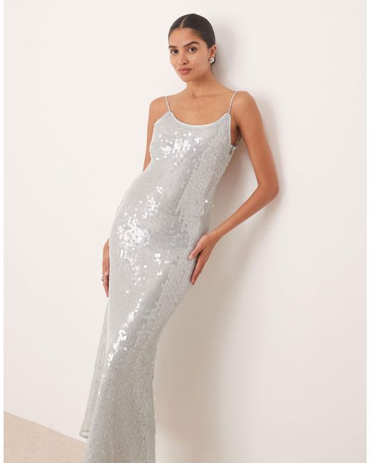 Amy Lynn Natural Scoop Neck Maxi Dress