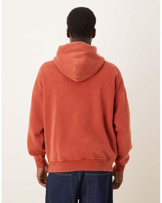 Abercrombie & Fitch Red Western Graphic Hoodie for men
