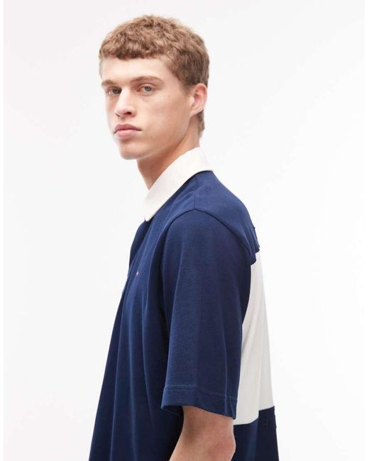 Tommy Hilfiger Blue Flag Relaxed Fit Polo Shirt for men