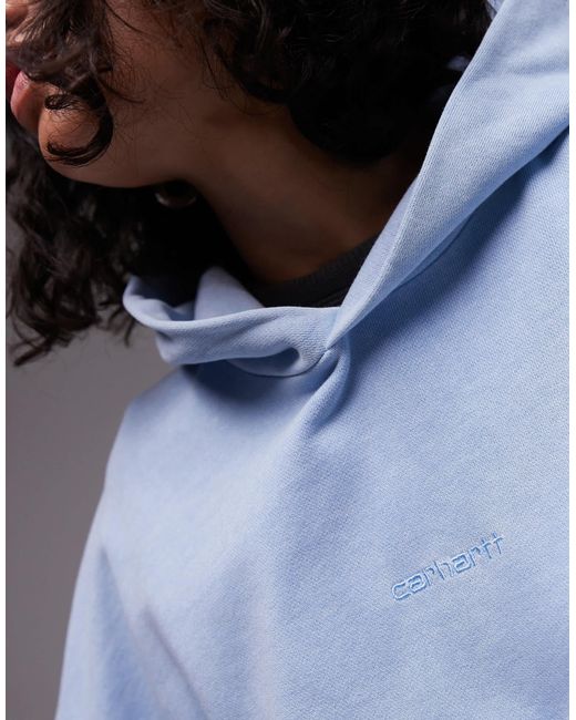 Carhartt Blue – benton – kapuzenpullover