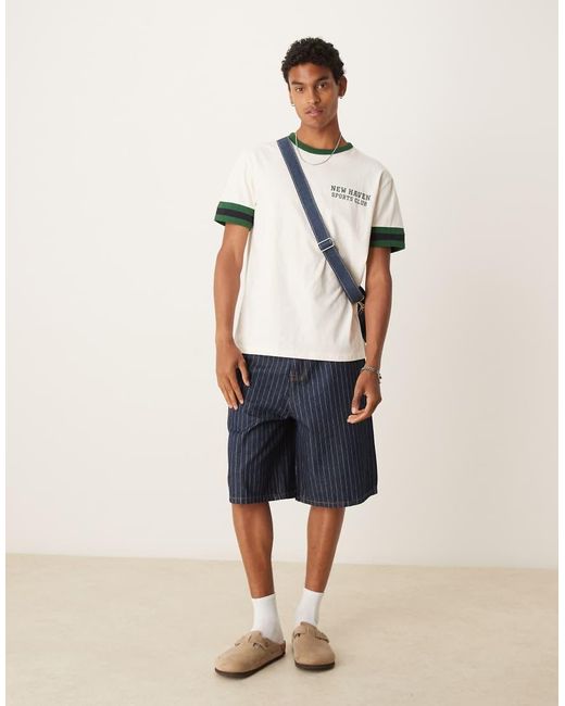 Gant Natural Graphic Ringer T-shirt for men