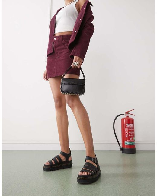 Dr. Martens Black Blaire Sandals