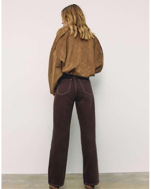 Stradivarius Tall in het Brown