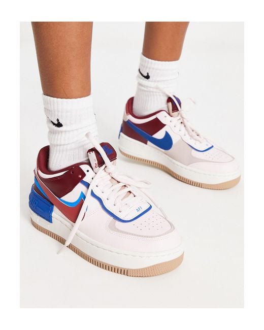 Nominal organ imagine Nike Air Force 1 Shadow Trainers in White | Lyst Canada