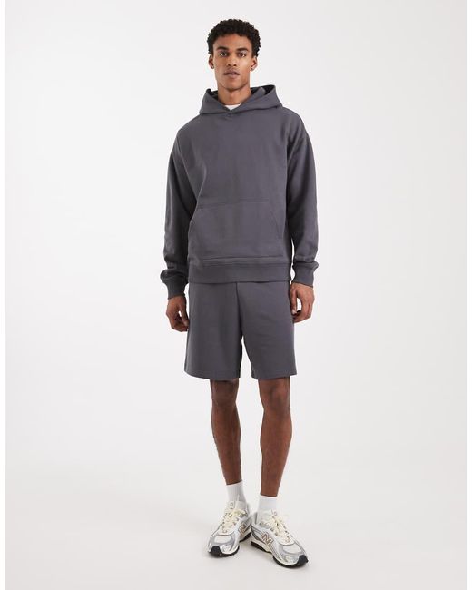 New Look Blue Oversized Hoodie Co-ord for men