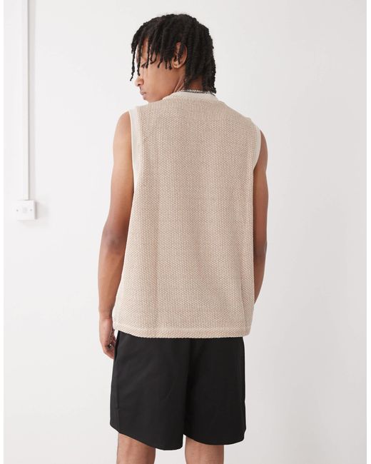 Reclaimed (vintage) Blue baggy Fit Shorter Length Pull On Chino Short for men