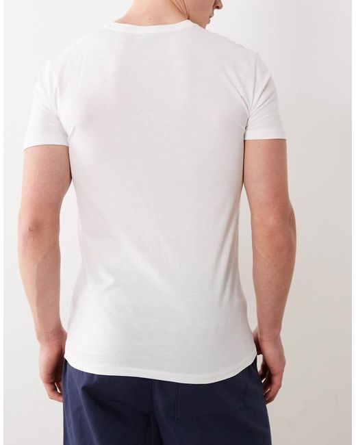 Polo Ralph Lauren Blue 3 Pack Lounge T-shirts for men