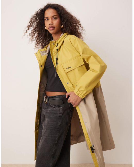 Barbour Natural Evie Showerproof Rain Coat