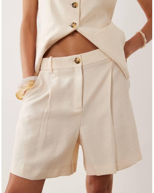 Mango Natural Napoli Bermuda Short Co-ord