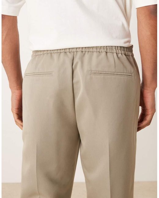 ASOS Natural Smart Straight Pants for men