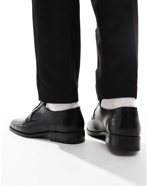 River Island Black Formal Derby Shoes for men
