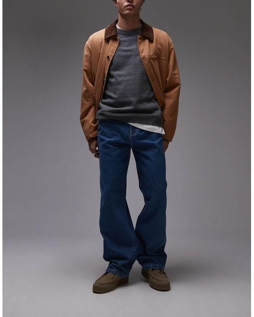 Vaqueros Clásico De Corte Suelto Estilo Carpintero Stevensville De Dickies de hombre de color Blue