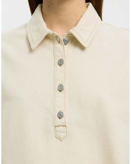 SELECTED Natural Polo Shirt