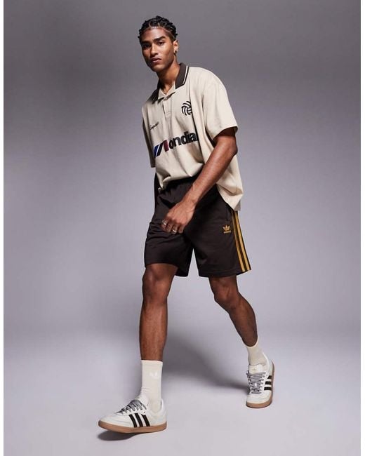 Adidas Originals Brown Firebird Shorts for men