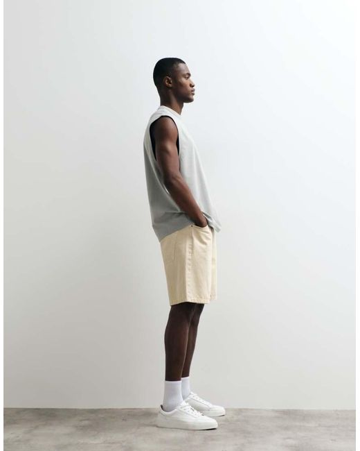 ASOS Gray Breathemaxtm Heavyweight Oversized Tank for men