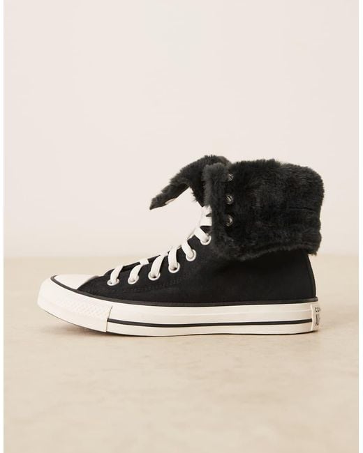 Chuck Taylor All Star Fold Over di Converse in Black