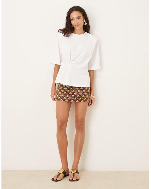 Glamorous White Mini Skirt