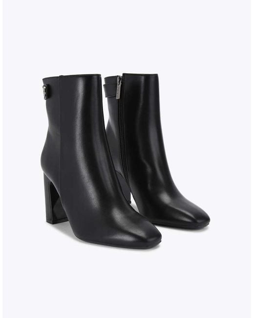 Carvela Kurt Geiger Black Jackpot Wide Fit Mid Ankle Boots