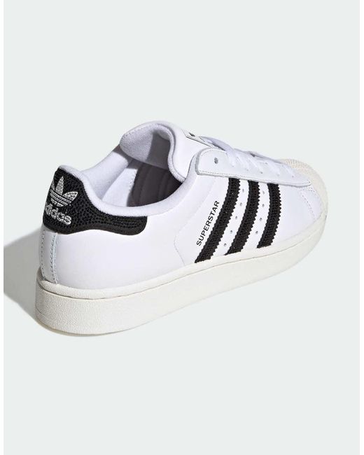 Adidas Originals Superstar Womens Sneaker White/fairway/white Adidas  Originals Superstar Womens Sneaker White