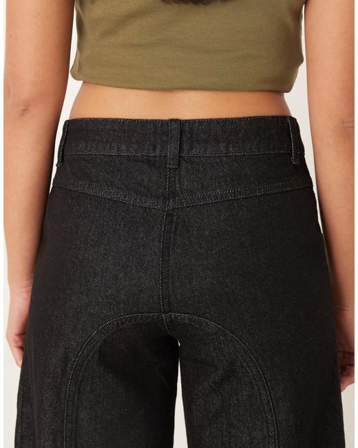 ASOS Natural Seam Detail Slim Barrel