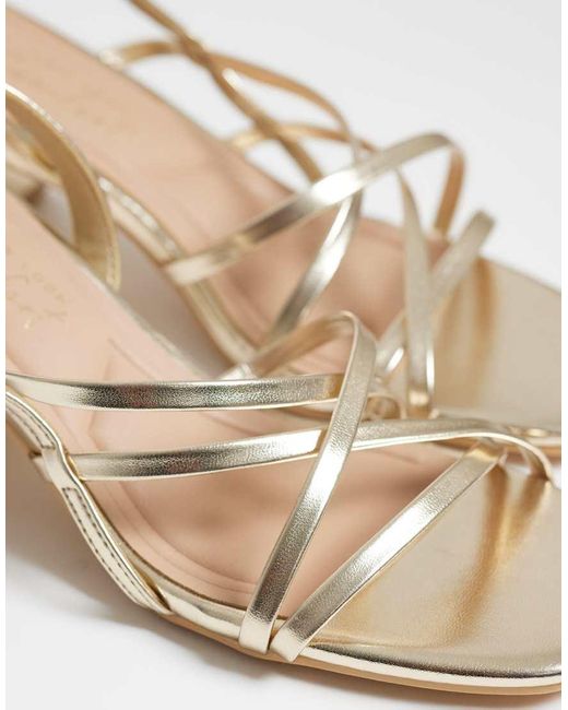New Look White Multistrap Block Heeled Sandal