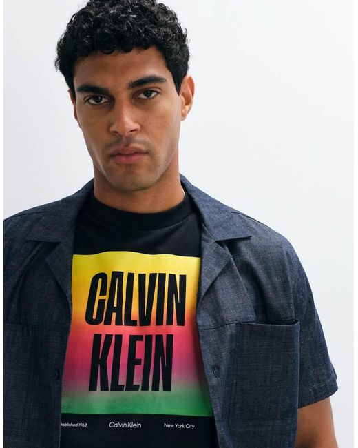 Pride Calvin Klein de hombre de color Black