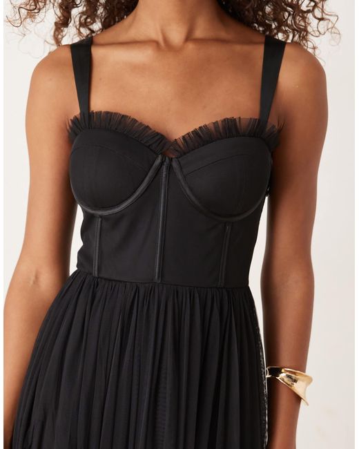 lace up corset prom dresses Long Formal A Line Slit Prom Dress