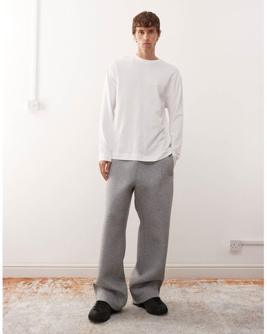 Weekday Gray Wide Leg joggers for men