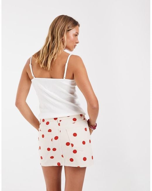 ASOS White Mini Skirt