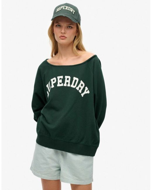 Athletic essentials - sweat ras Superdry en coloris Green