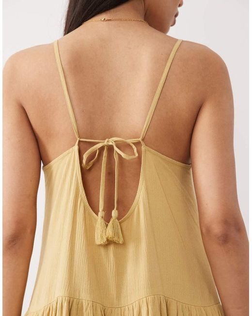 Iisla & Bird Natural Mini Swing Dress