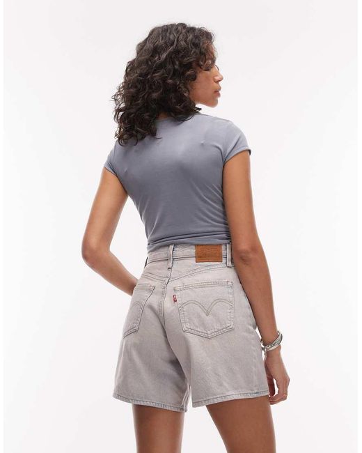 Levi's Pink High Waist baggy Shorts