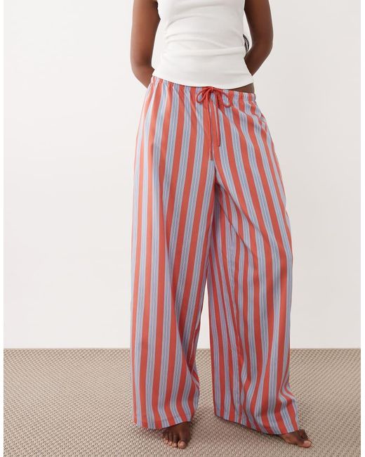 ASOS Pink Poplin Pyjama Pants