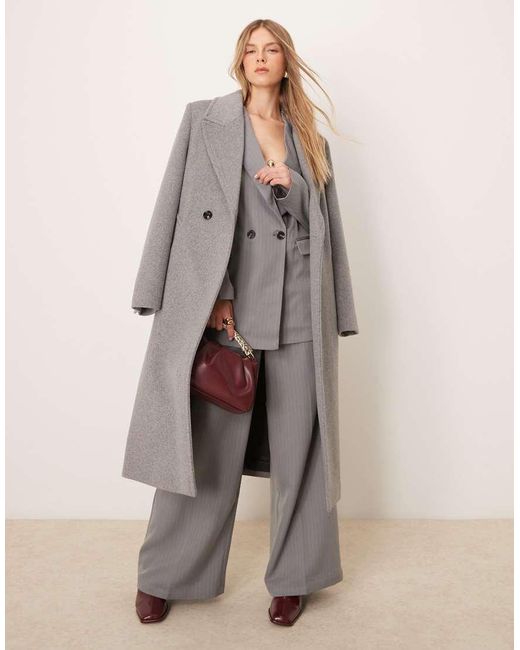 Vila Oversized Elegante Blazer in het Gray