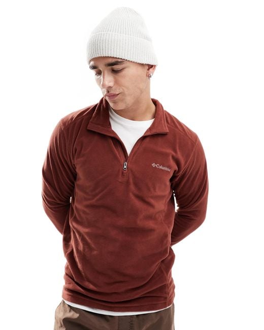 Columbia – klamath range ii – fleece-pullover in Red für Herren