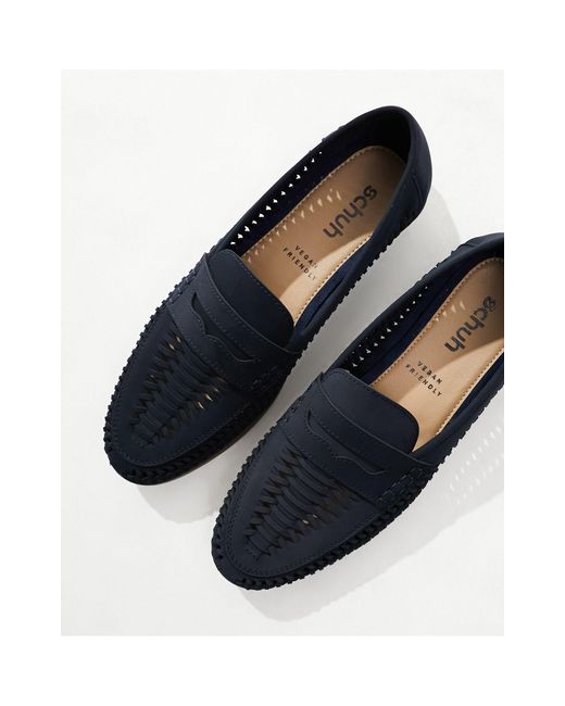 Schuh – reem – loafer aus webstoff in Black für Herren