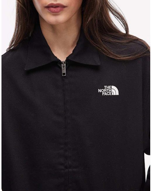 The North Face Black Twill Collared Jacket