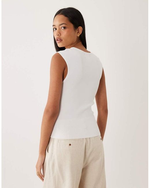 ASOS Natural Hardware Structured Top