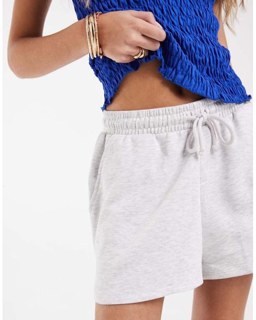 ASOS Blue Sweat Runner Short