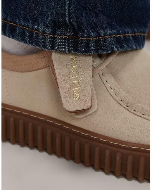 Clarks Blue Torhill Lo Shoes for men