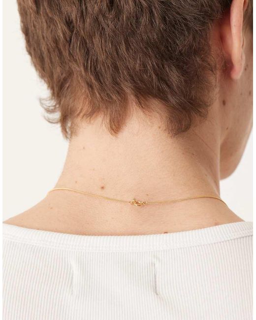 Collana di ASOS in Natural da Uomo