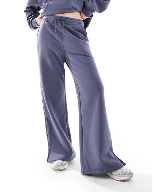 South Beach Blue Wide Leg Jogger